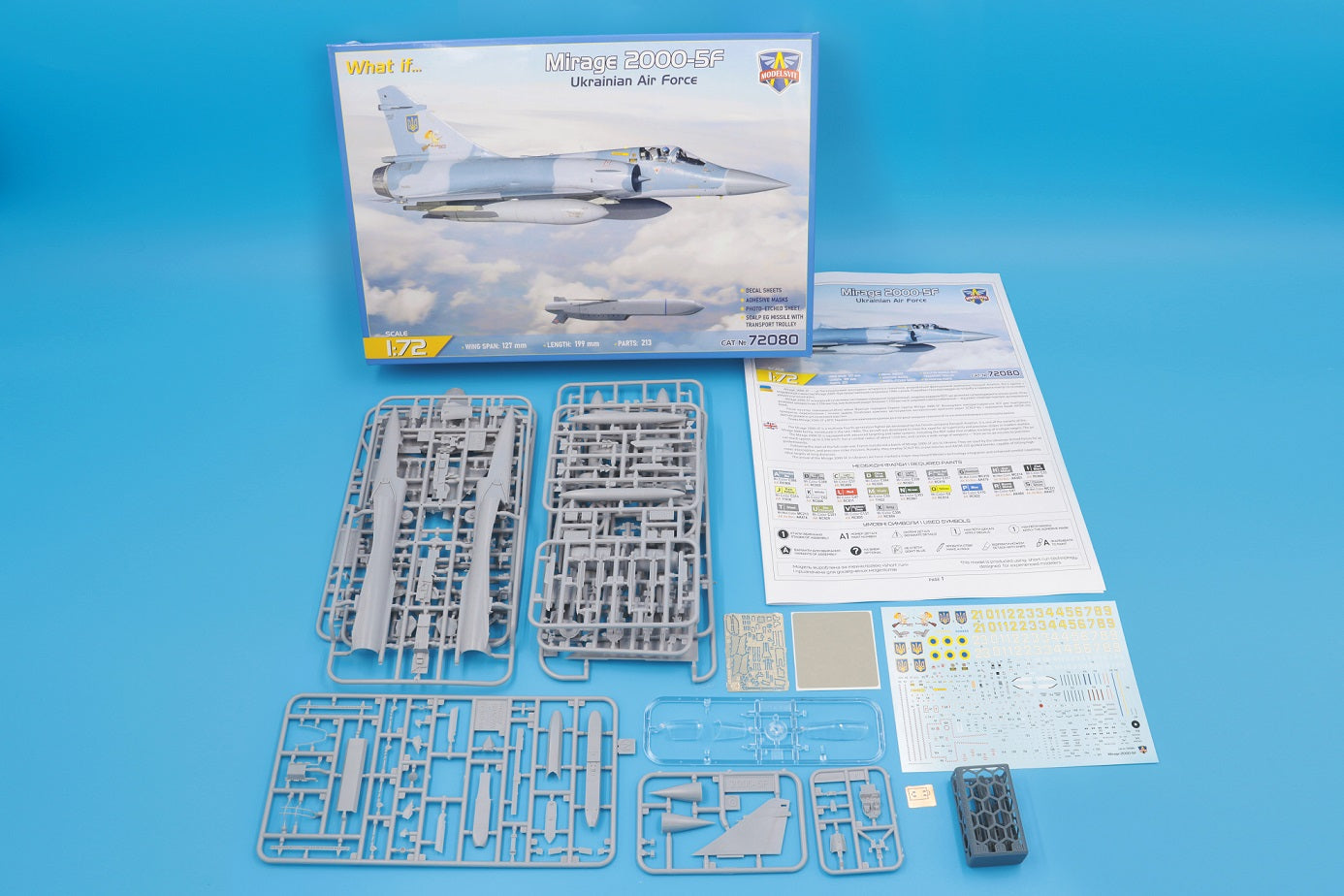 Modelsvit MSVIT72080 1:72 Dassault_Mirage 2000-5F jet fighter