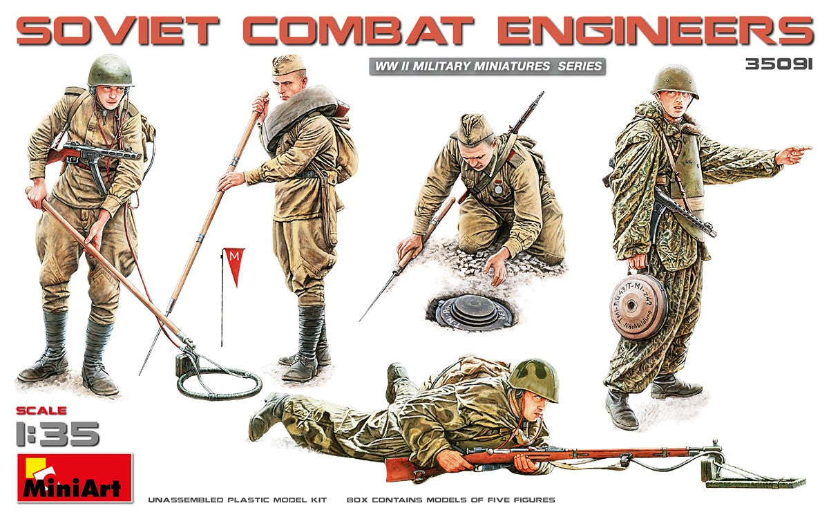 MiniArt MT35091 1:35 Soviet Combat engineers mine-detecting