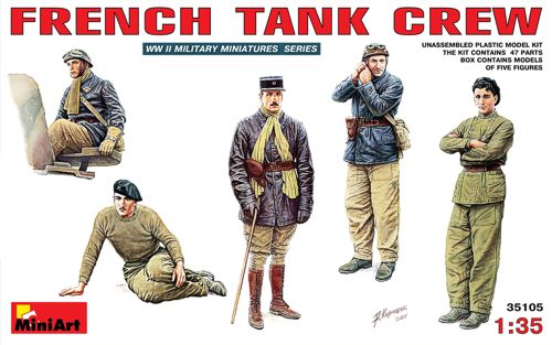 MiniArt MT35105 1:35 French Tank Crew