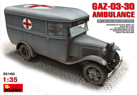 MiniArt MT35160 1:35 GAZ-03-30 Ambulance