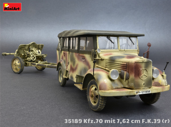 MiniArt MT35189 1:35 Kfz.70 & 7,62 cm F.K