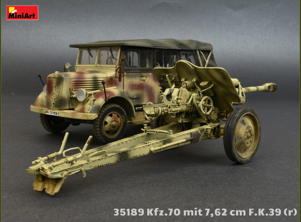 MiniArt MT35189 1:35 Kfz.70 & 7,62 cm F.K