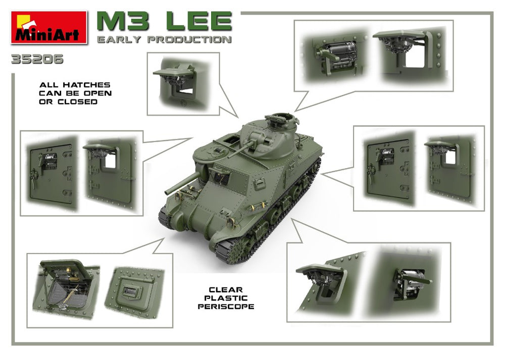 MiniArt MT35206 1:35 M3 LEE EARLY PRODUCTION