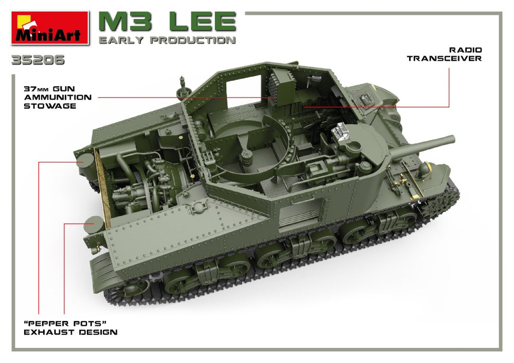 MiniArt MT35206 1:35 M3 LEE EARLY PRODUCTION