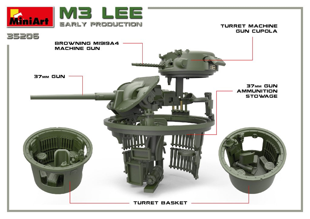 MiniArt MT35206 1:35 M3 LEE EARLY PRODUCTION