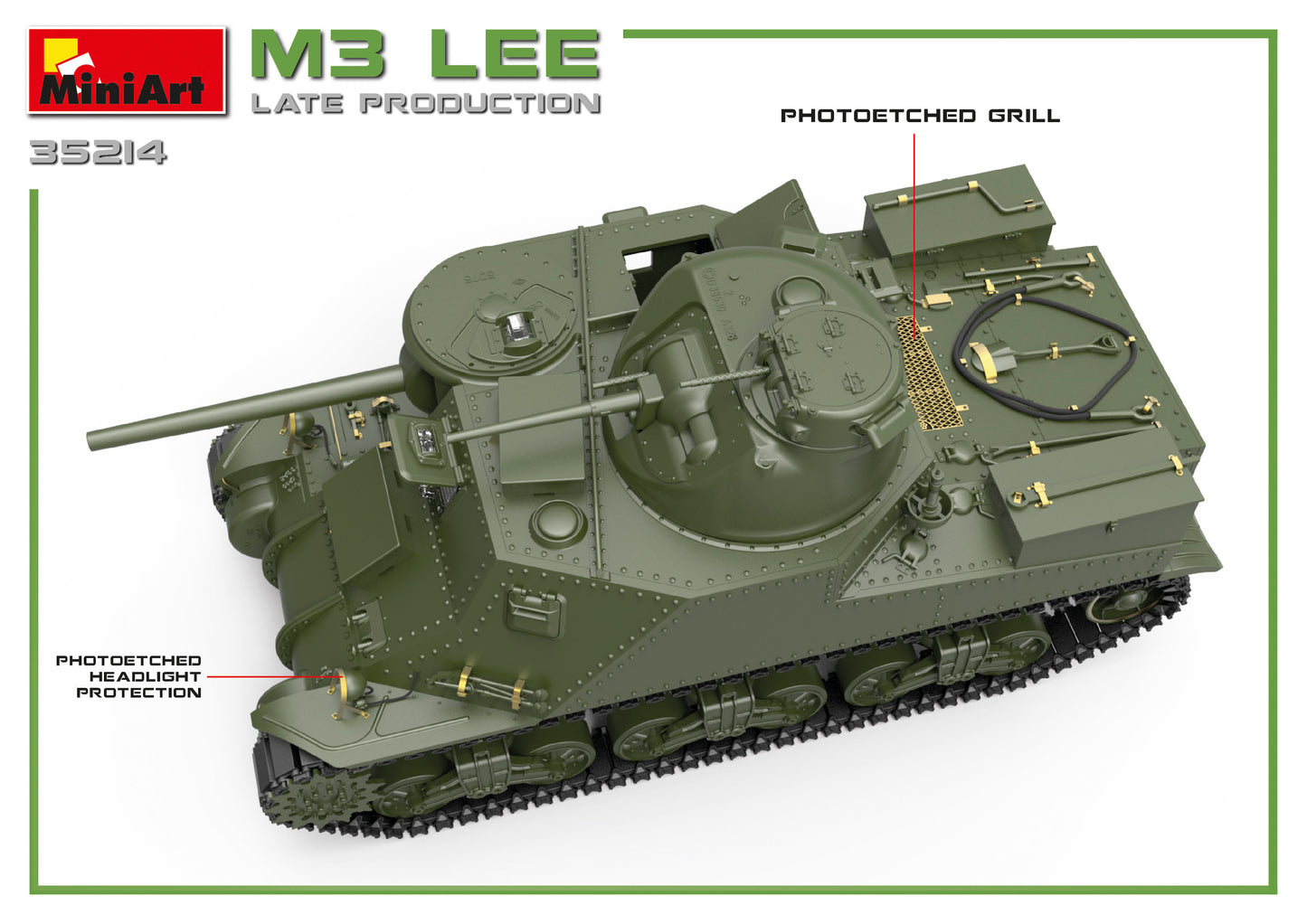 MiniArt MT35214 1:35 M3 LEE LATE PROD