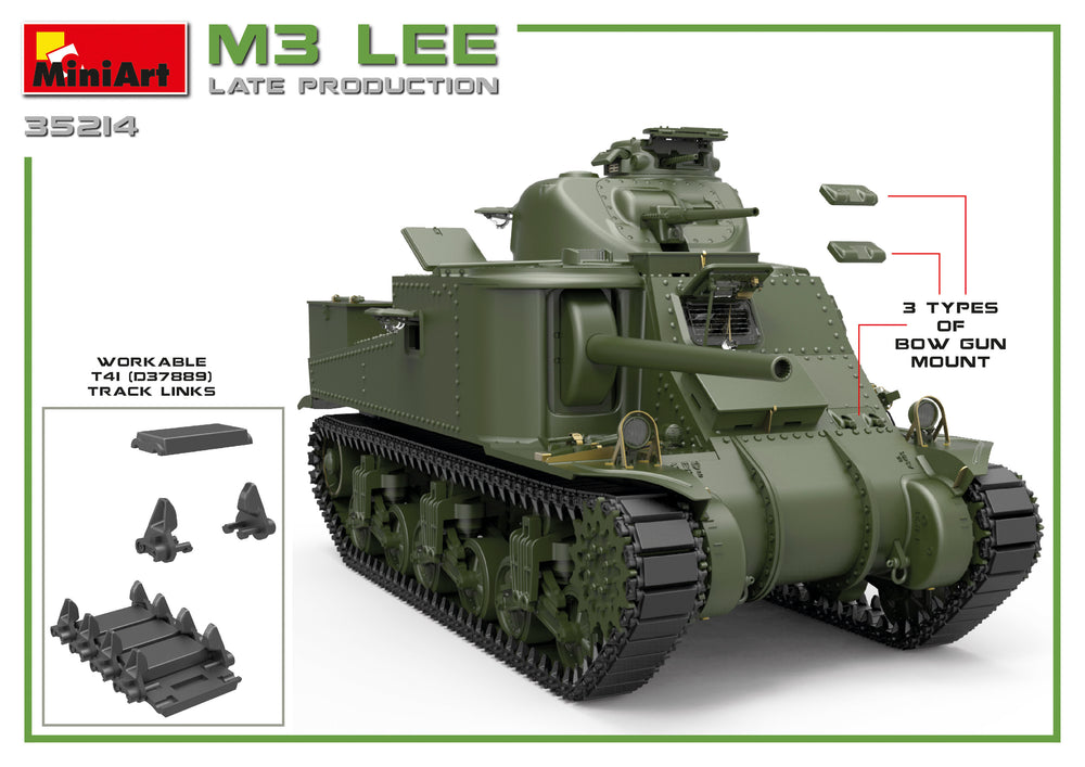 MiniArt MT35214 1:35 M3 LEE LATE PROD