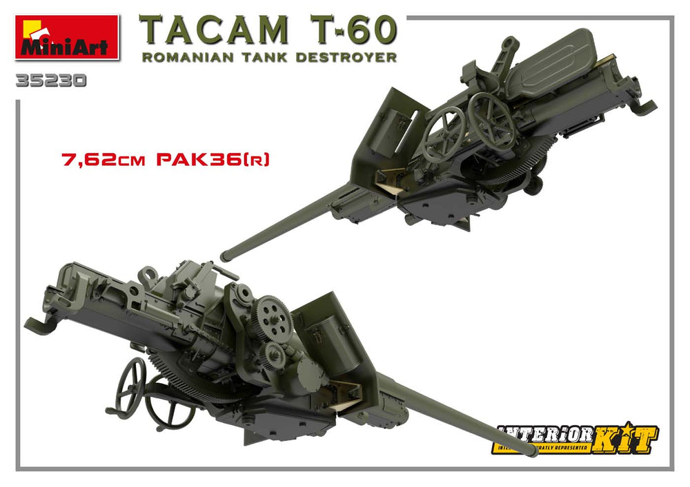 MiniArt MT35230 1:35 TACAM T-60 ROMANIAN TANK DESTROYER