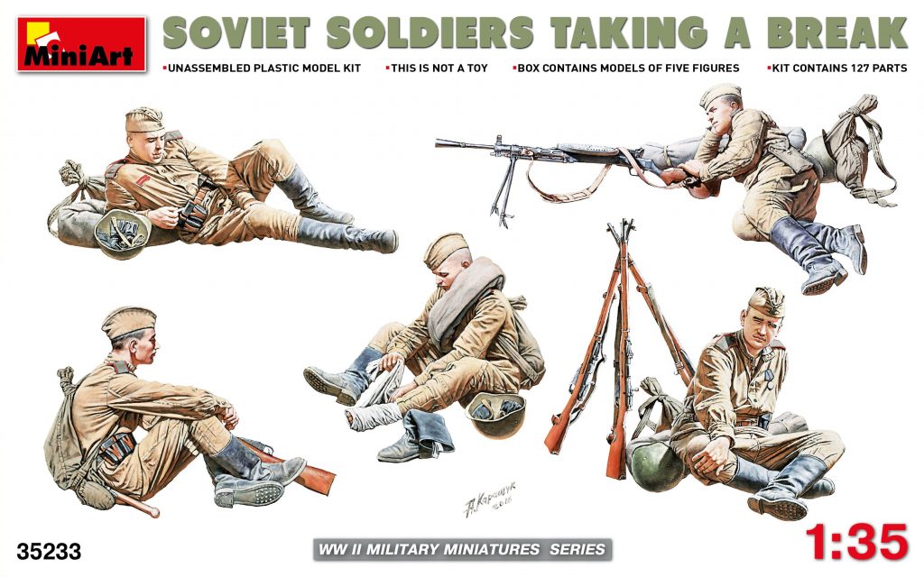 MiniArt MT35233 1:35 Soviet Soldiers taking a break