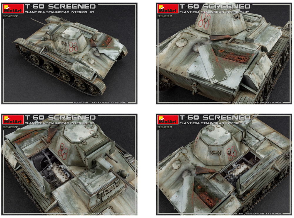 MiniArt MT35237 1:35 Soviet T-60 SCREENED