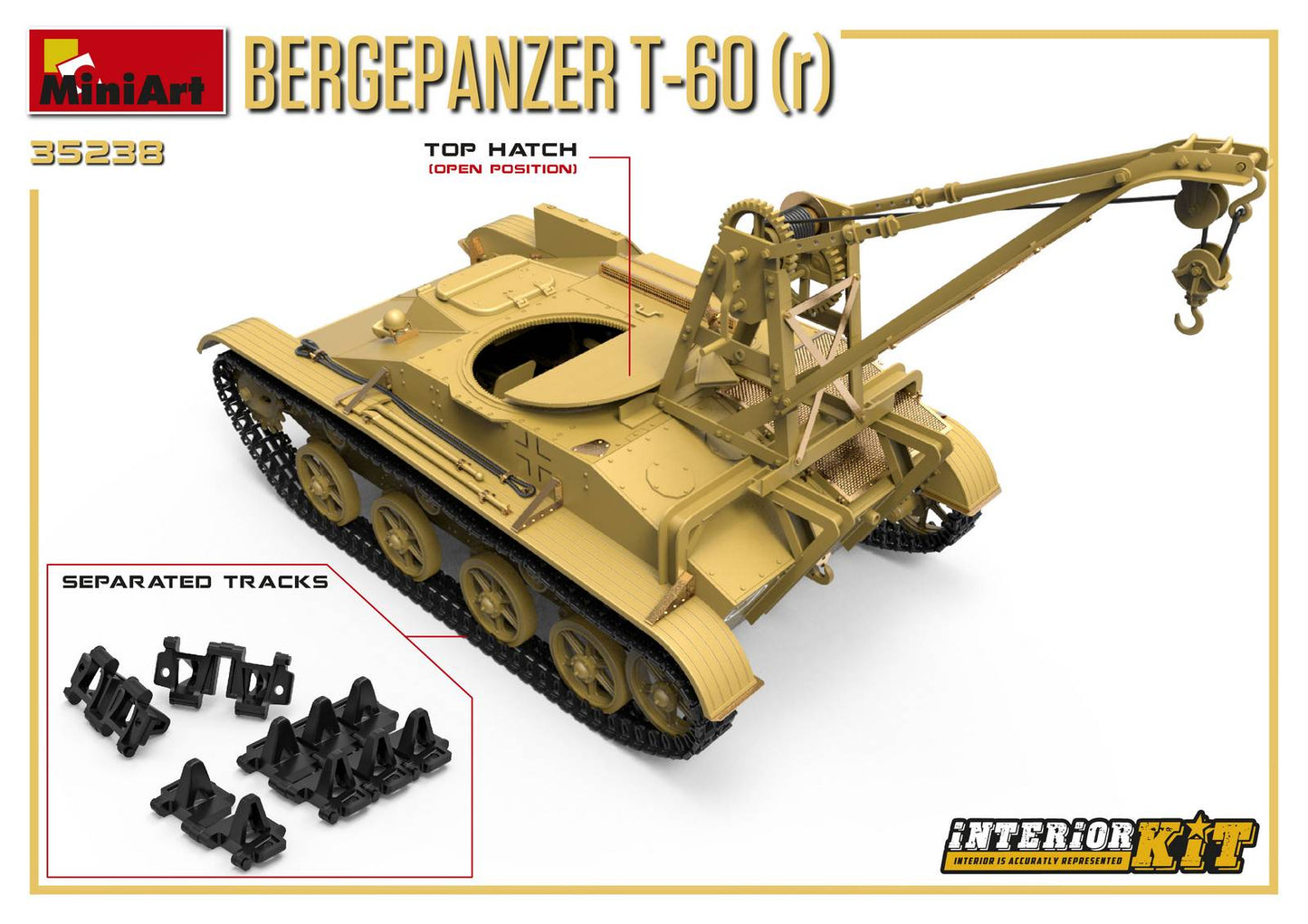 MiniArt MT35238 1:35 Soviet BERGEPANZER T-60