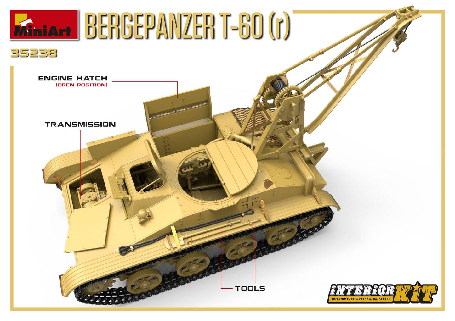 MiniArt MT35238 1:35 Soviet BERGEPANZER T-60