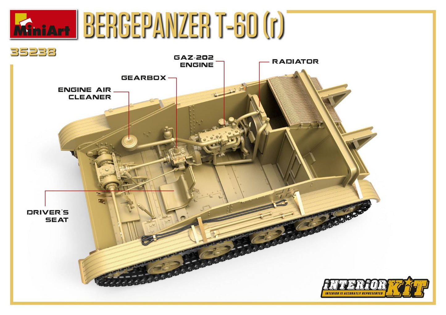 MiniArt MT35238 1:35 Soviet BERGEPANZER T-60