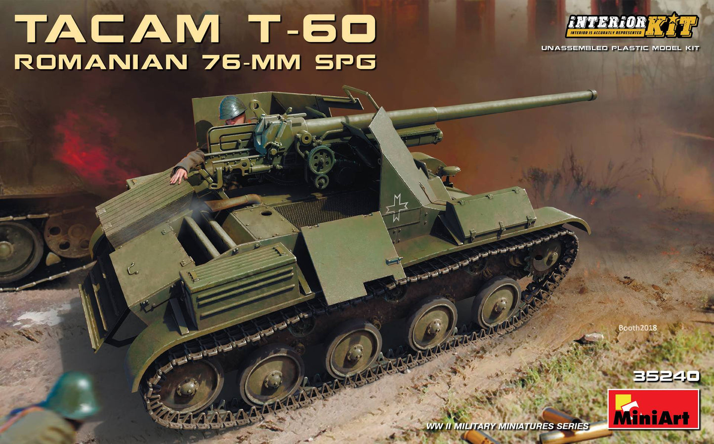 MiniArt MT35240 Romanian T-60 Tacam SPG w/Interior 1:35