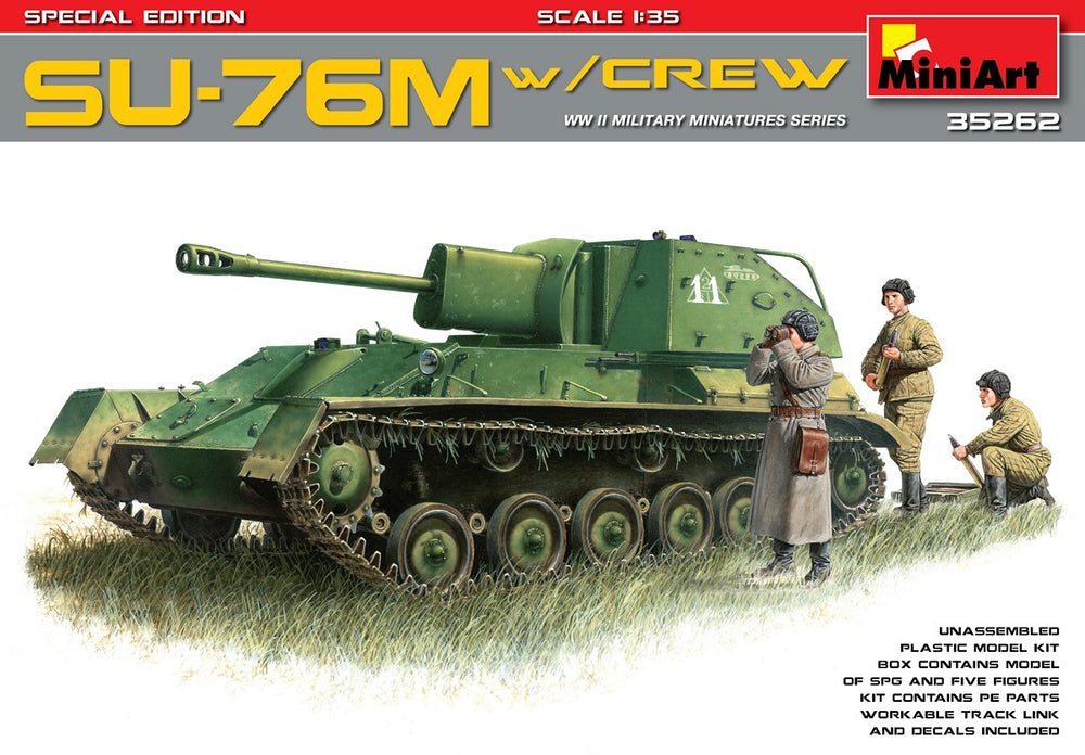 MiniArt MT35262 1:35 Soviet SU-76M with Crew Special Edition