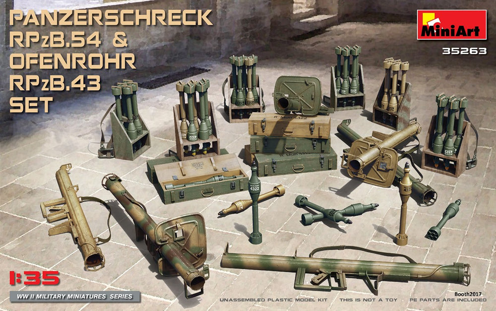 MiniArt MT35263 1:35 Panzerschreck RPzB.54 & Ofenrohr RPzB.43 Set