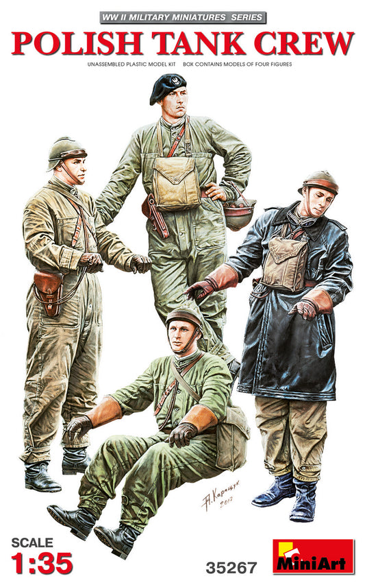 MiniArt MT35267 1:35 Polish tank crew x 4