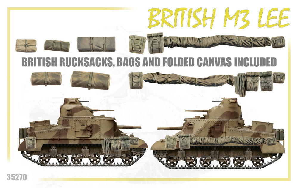 MiniArt MT35270 British M3 Lee w/Turret Options 1:35