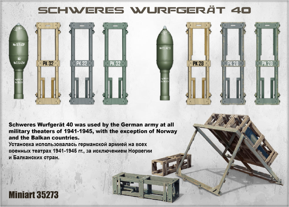 MiniArt MT35273 1:35 SCHWERES WURFGER"T 40