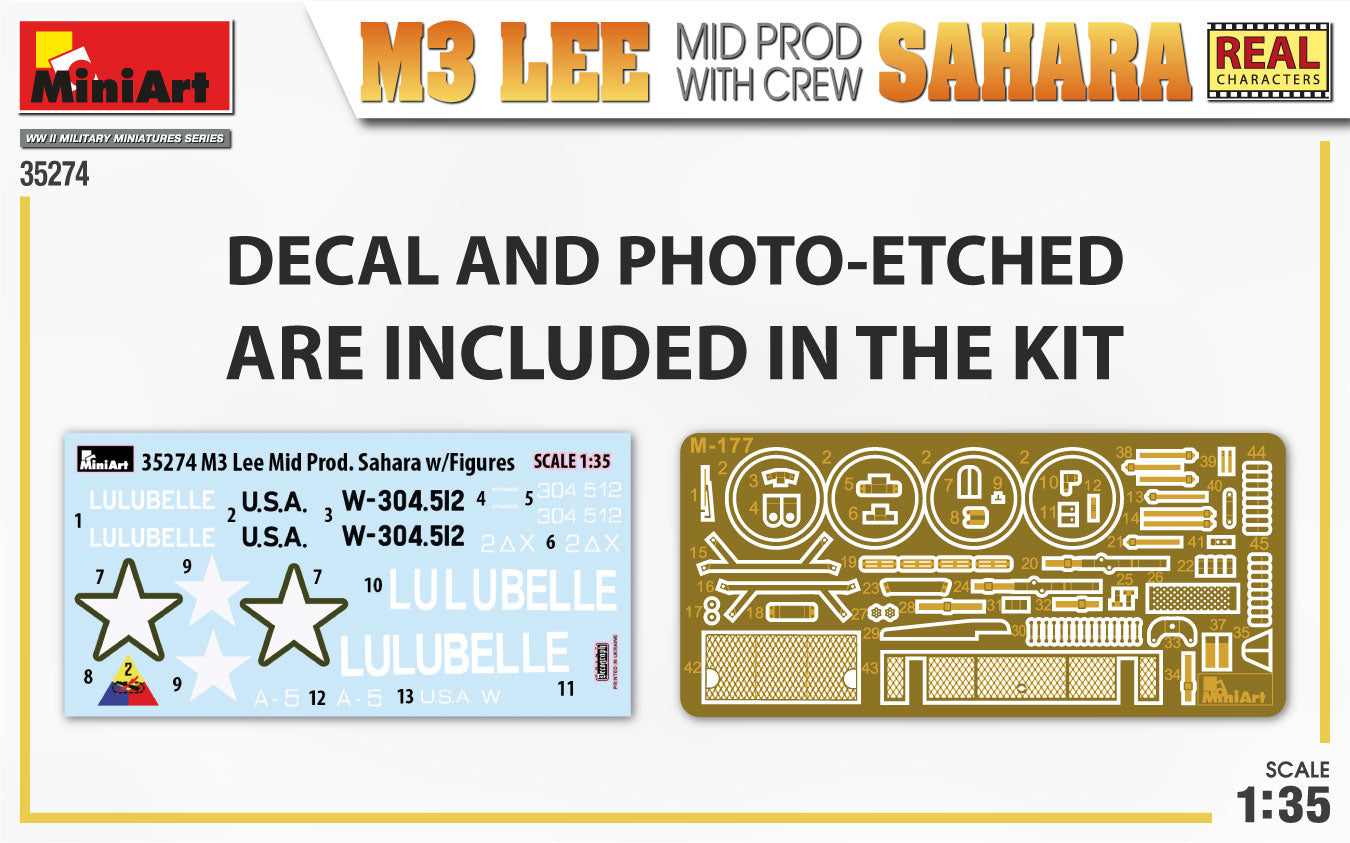 MiniArt MT35274 1:35 M3 LEE MID PROD