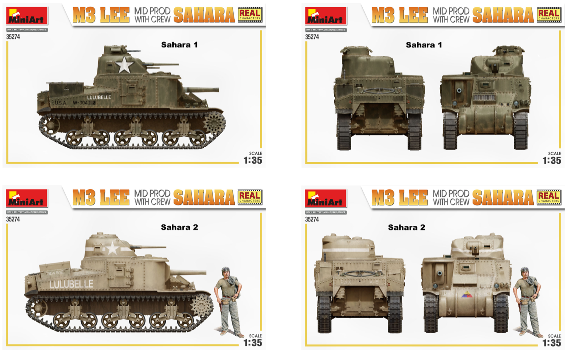 MiniArt MT35274 1:35 M3 LEE MID PROD