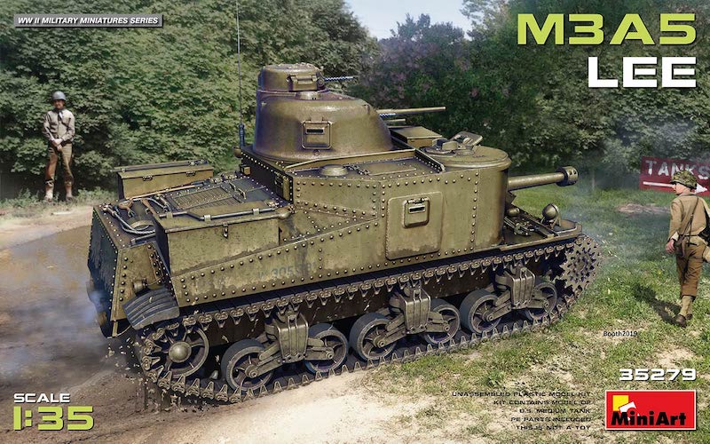 MiniArt MT35279 M3A5 Lee w/Workable T41 Tracks 1:35