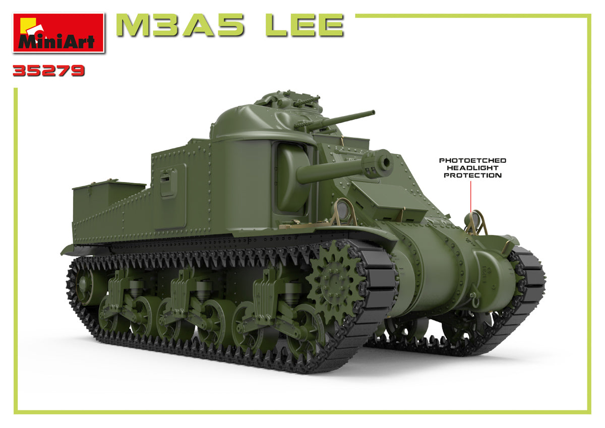 MiniArt MT35279 M3A5 Lee w/Workable T41 Tracks 1:35