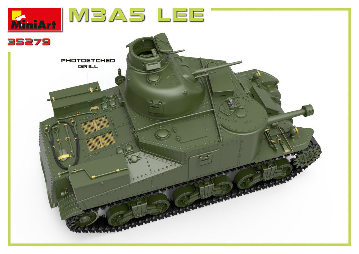 MiniArt MT35279 M3A5 Lee w/Workable T41 Tracks 1:35