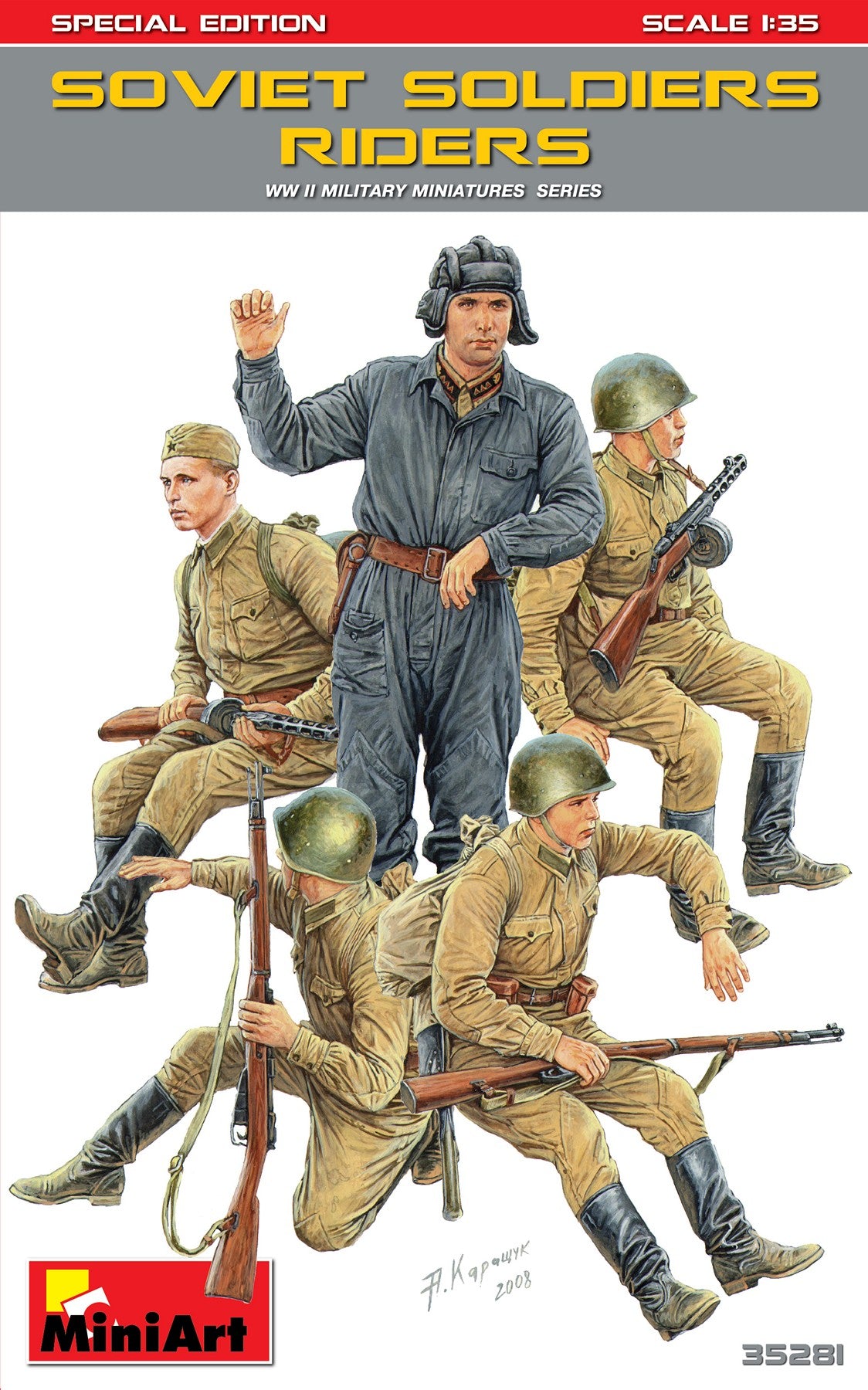 MiniArt MT35281 1:35 Soviet Soldiers Riders Special Edition