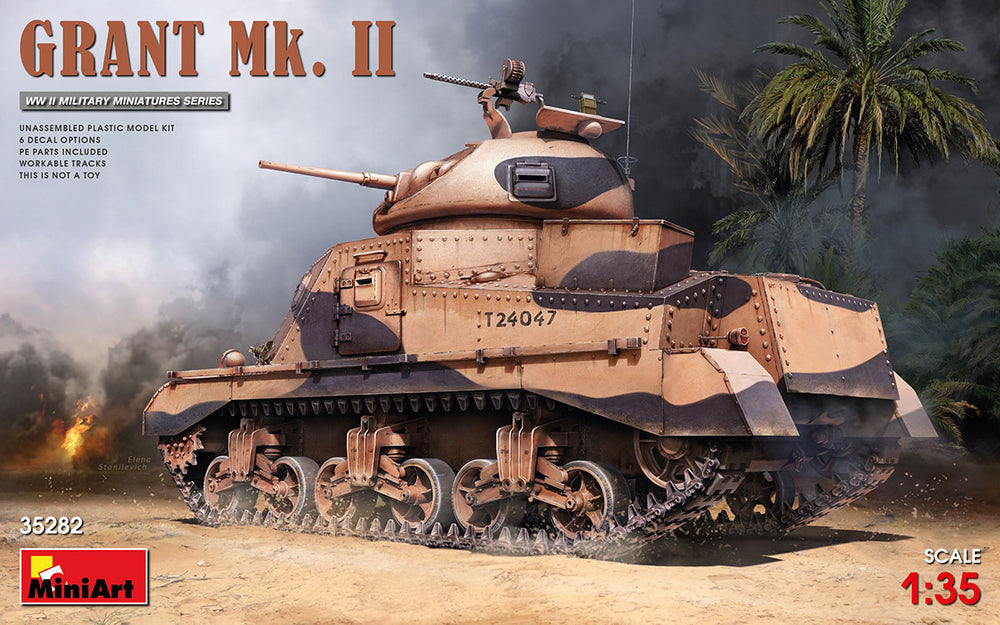 MiniArt MT35282 Grant Mk.II w/Workable WE210 Tracks 1:35