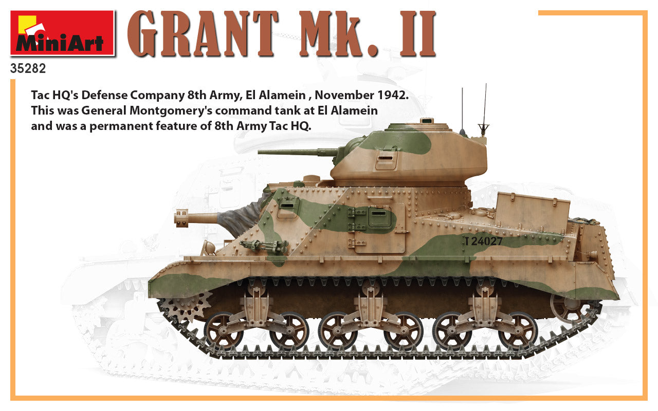 MiniArt MT35282 Grant Mk.II w/Workable WE210 Tracks 1:35