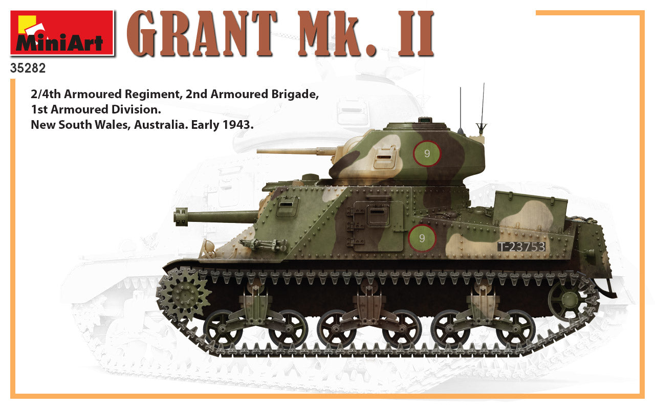 MiniArt MT35282 Grant Mk.II w/Workable WE210 Tracks 1:35