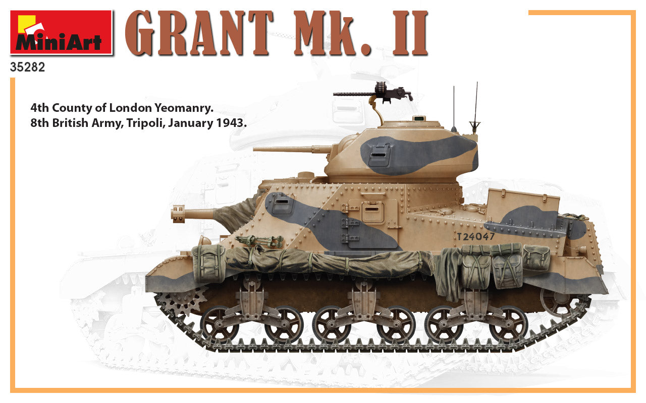 MiniArt MT35282 Grant Mk.II w/Workable WE210 Tracks 1:35