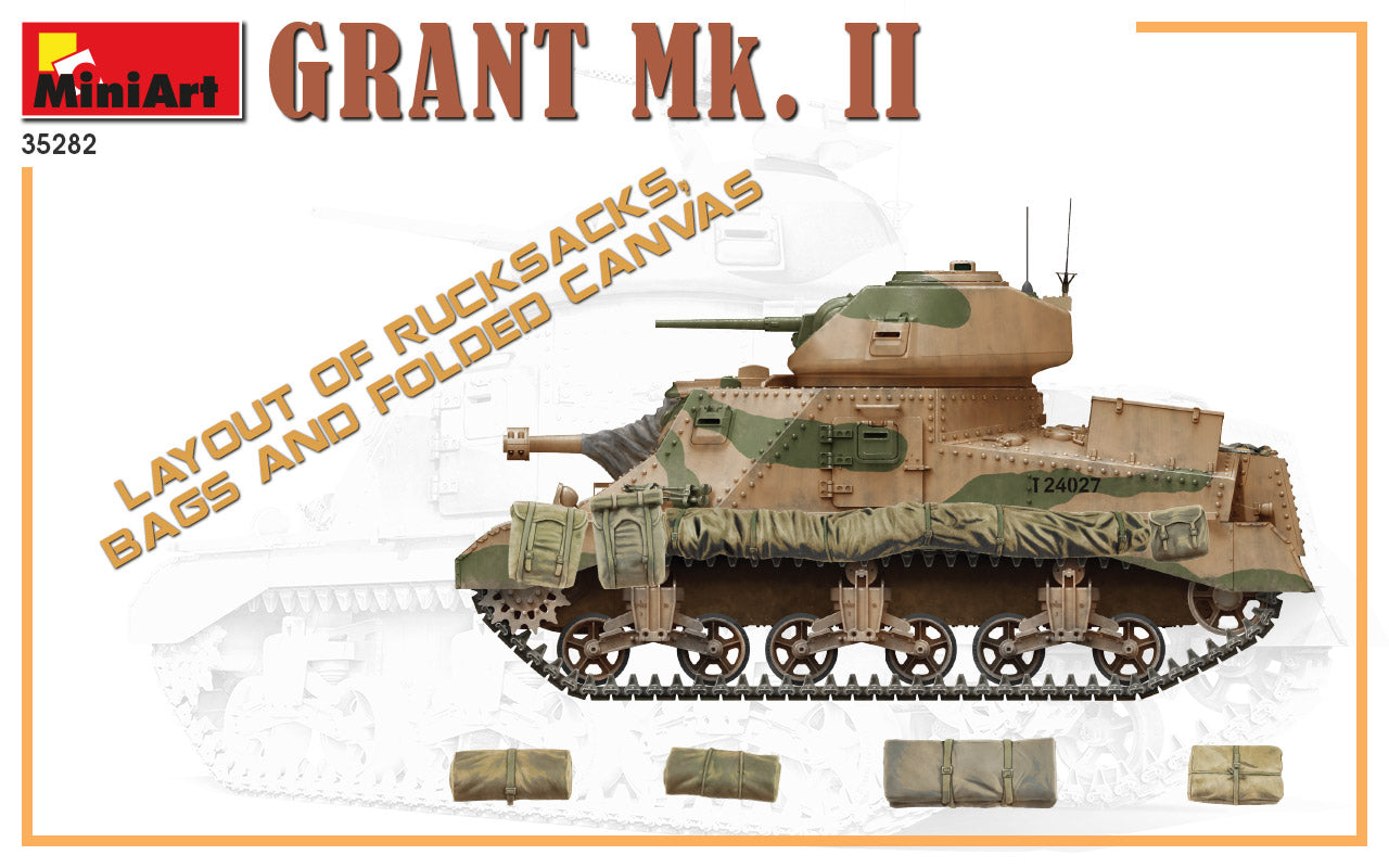 MiniArt MT35282 Grant Mk.II w/Workable WE210 Tracks 1:35