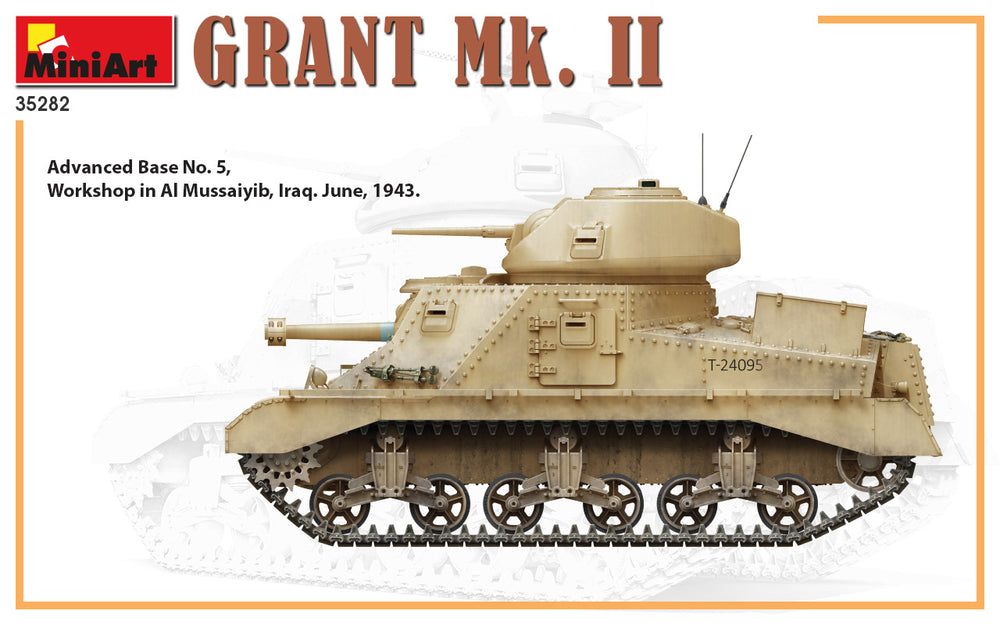 MiniArt MT35282 Grant Mk.II w/Workable WE210 Tracks 1:35