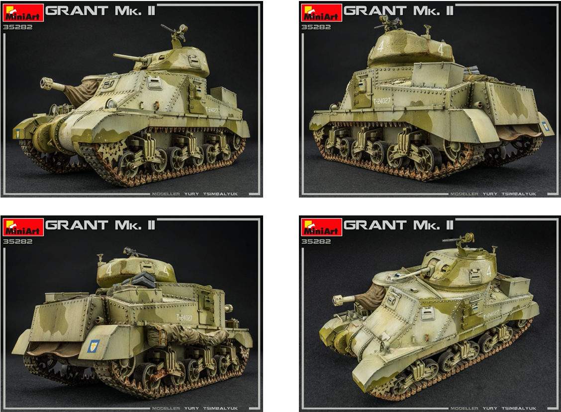MiniArt MT35282 Grant Mk.II w/Workable WE210 Tracks 1:35