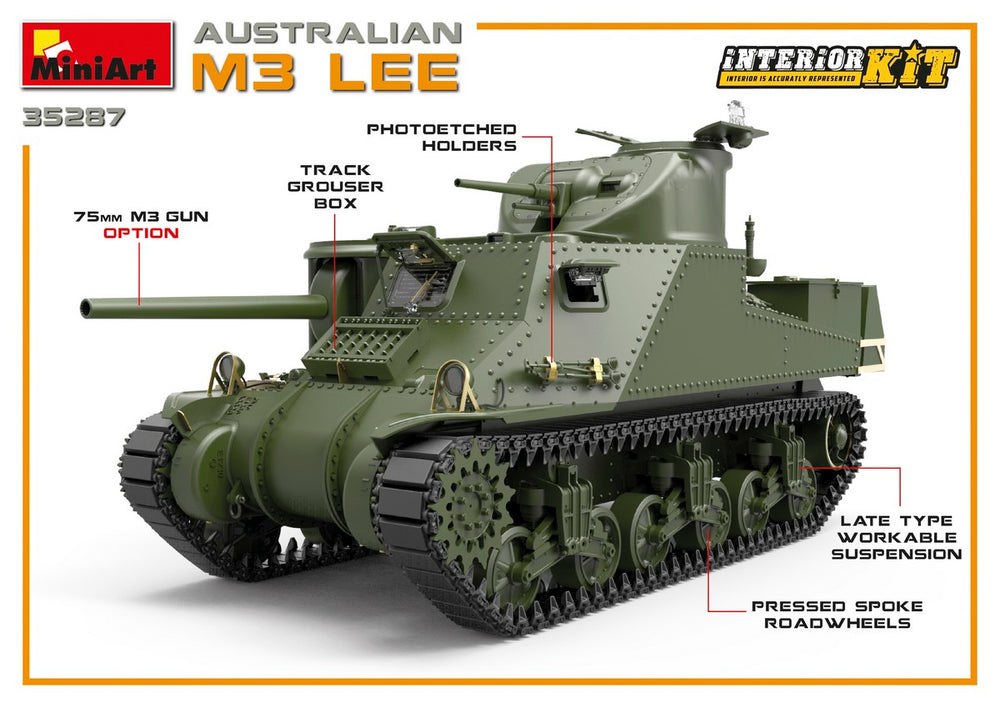 MiniArt MT35287 1:35 AUSTRALIAN M3 LEE