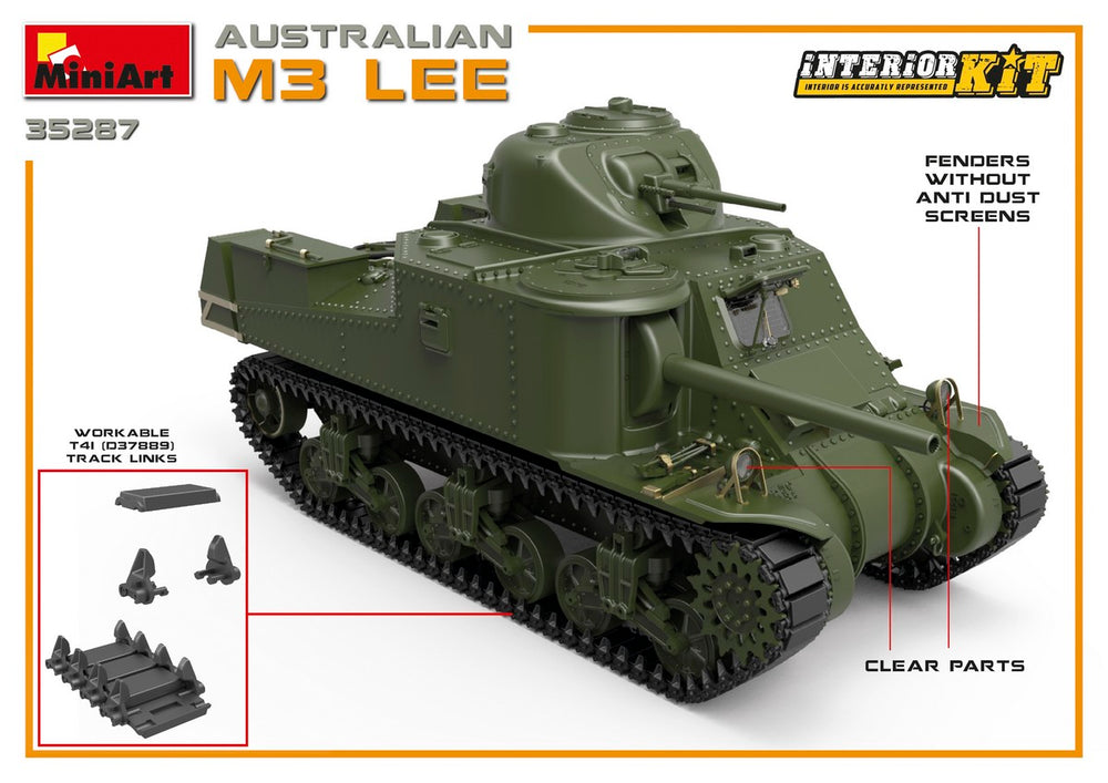 MiniArt MT35287 1:35 AUSTRALIAN M3 LEE