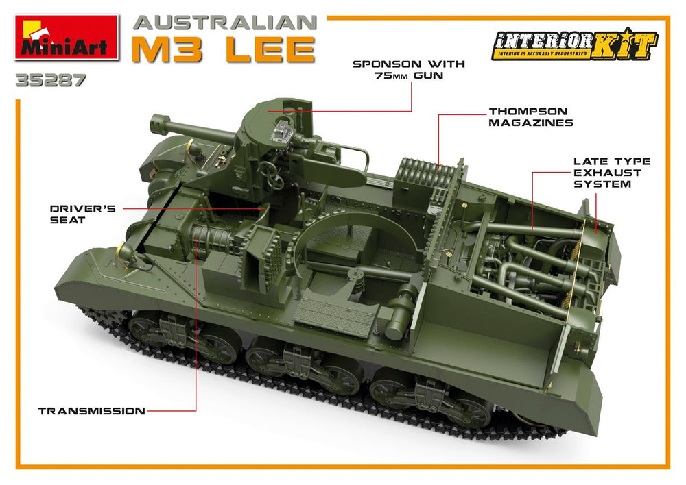 MiniArt MT35287 1:35 AUSTRALIAN M3 LEE