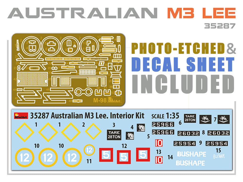 MiniArt MT35287 1:35 AUSTRALIAN M3 LEE
