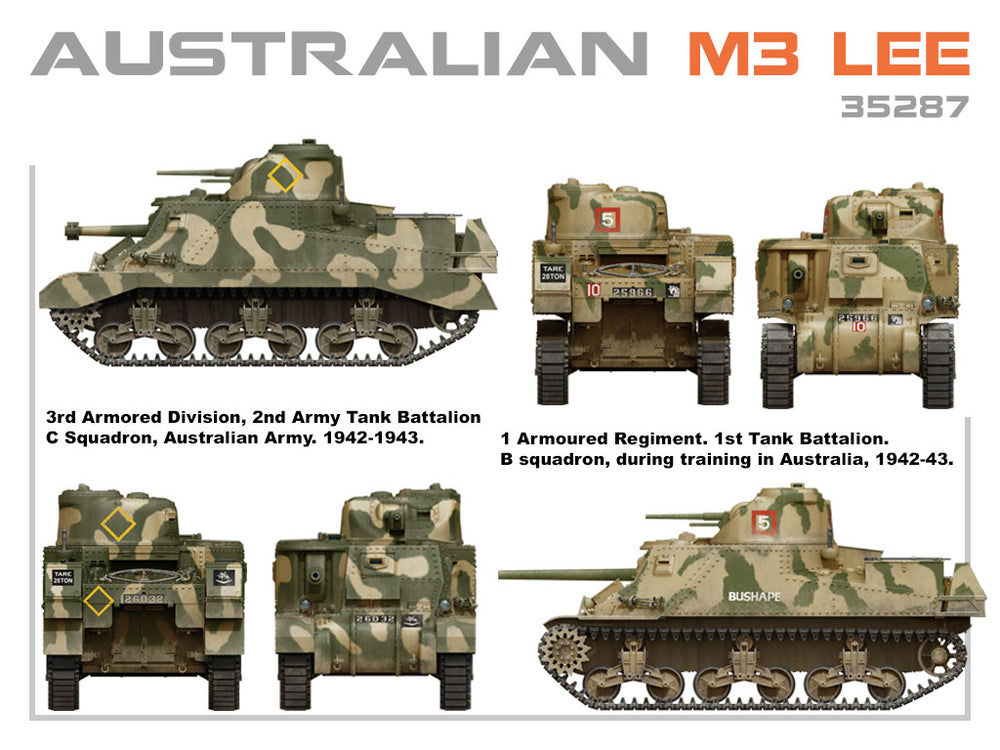 MiniArt MT35287 1:35 AUSTRALIAN M3 LEE