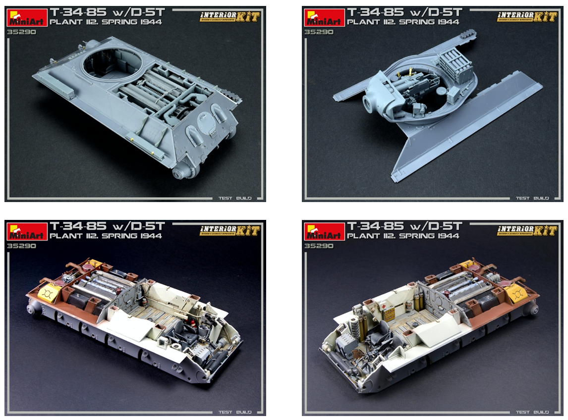 MiniArt MT35290 1:35 Soviet T-34/85 w/D-5T