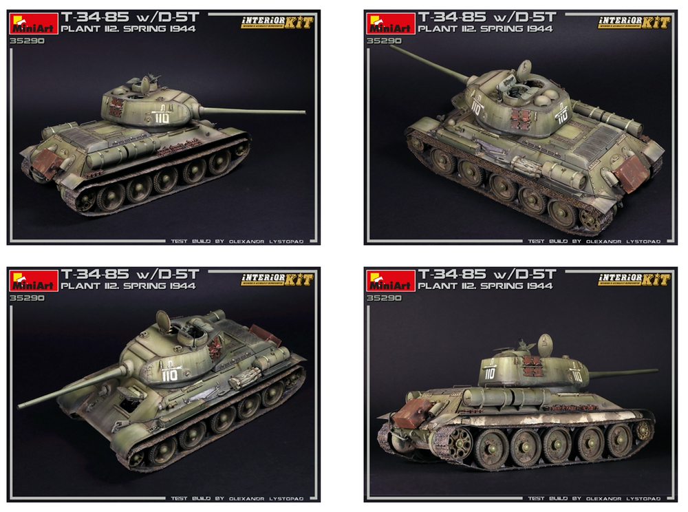 MiniArt MT35290 1:35 Soviet T-34/85 w/D-5T