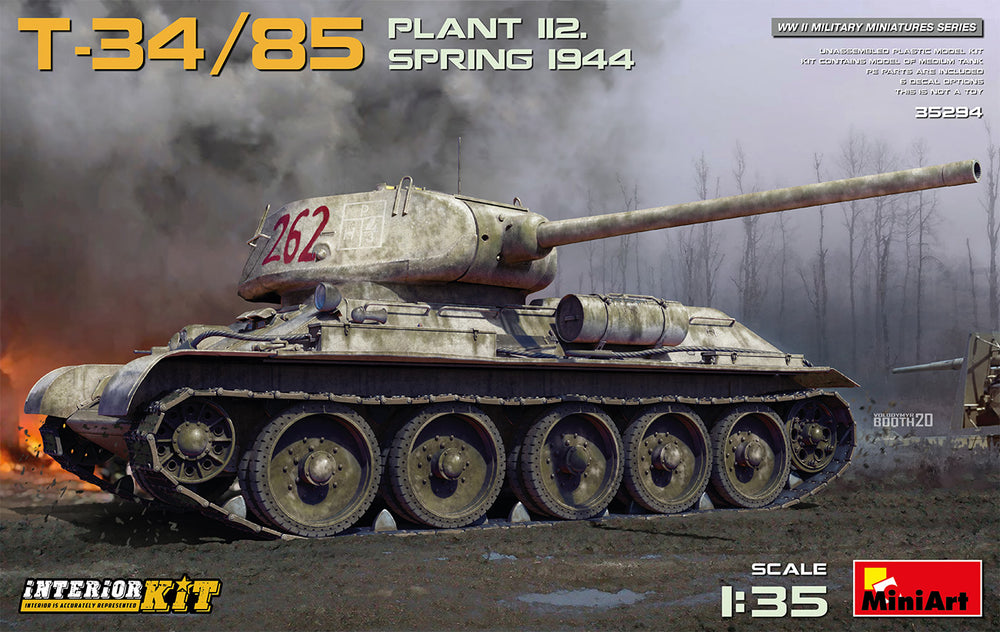 MiniArt MT35294 1:35 Soviet T-34/85 PLANT 112