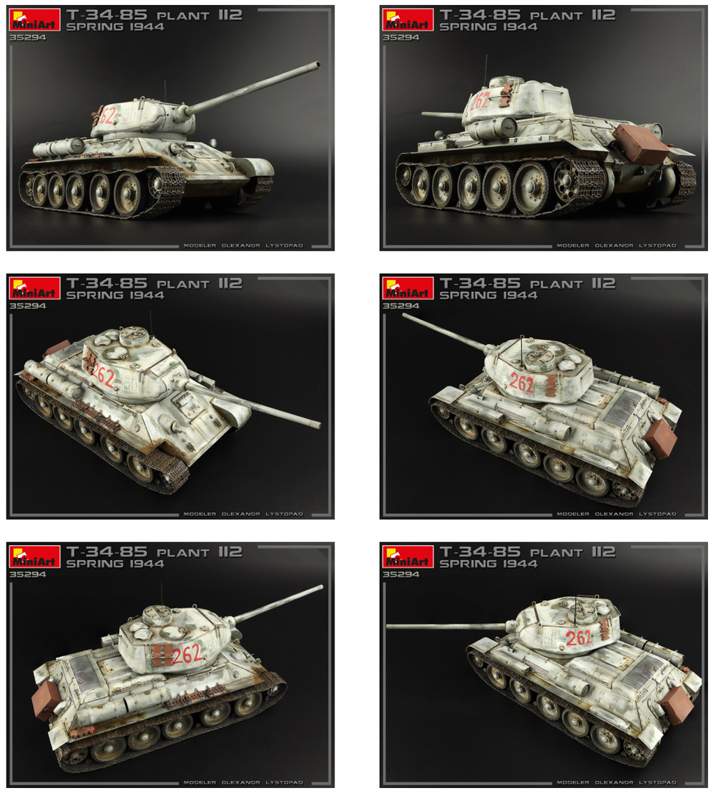MiniArt MT35294 1:35 Soviet T-34/85 PLANT 112