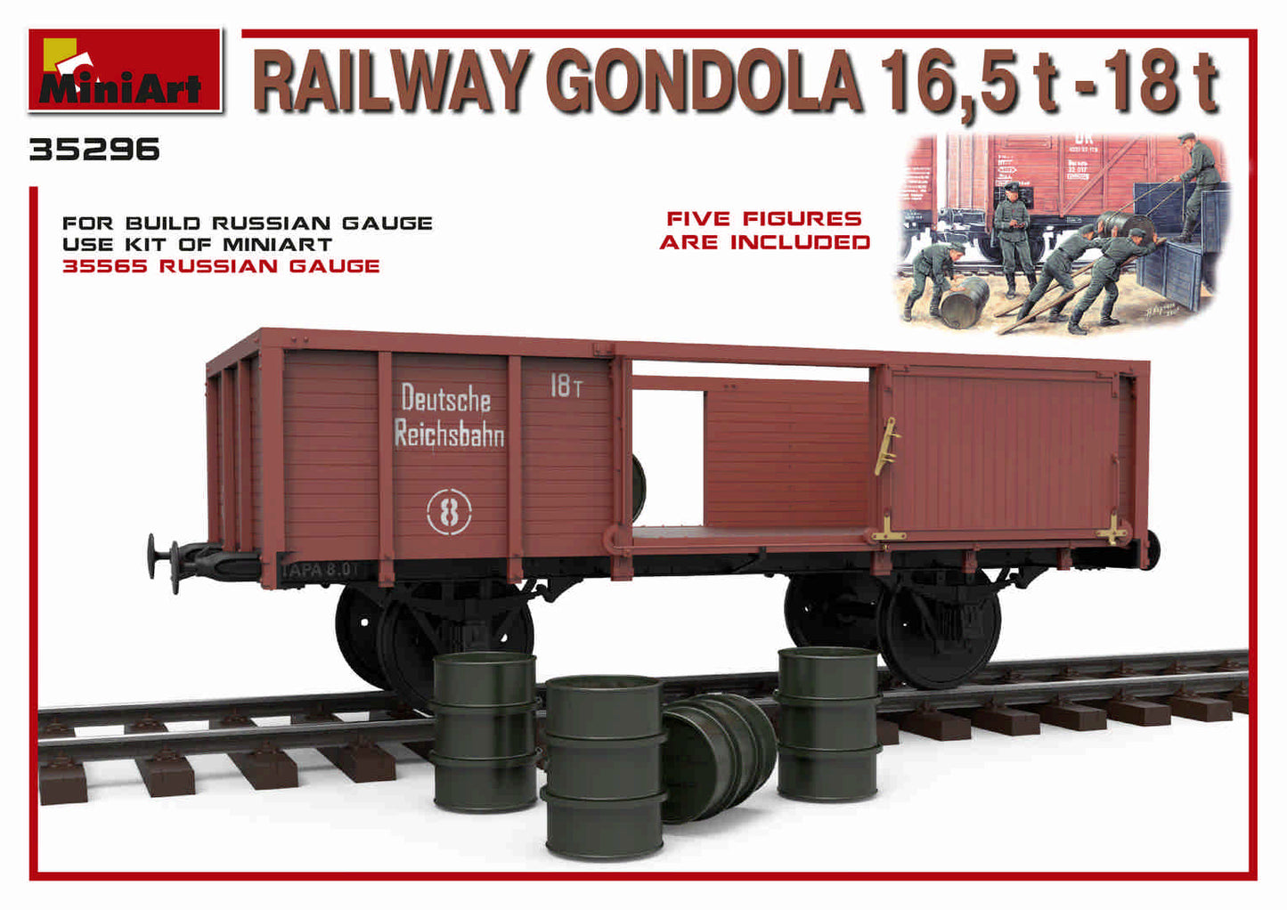MiniArt MT35296 Railway Gondola 16.5-18t Detail Kit 1:35