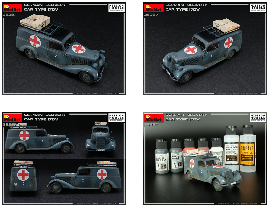 MiniArt MT35297 1:35 GERMAN DELIVERY CAR TYPE 170V