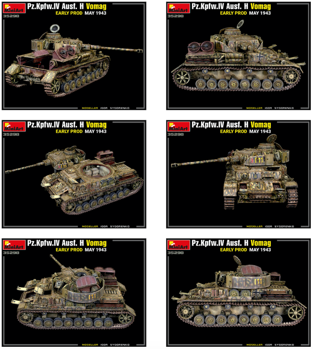 MiniArt MT35298 1:35 Pz.Kpfw.IV Ausf.H Vomag