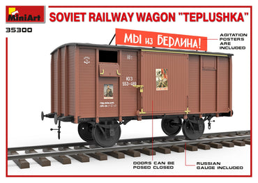 MiniArt MT35300 Soviet Railway Wagon Teplushka 1:35