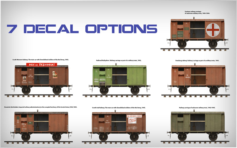 MiniArt MT35300 Soviet Railway Wagon Teplushka 1:35